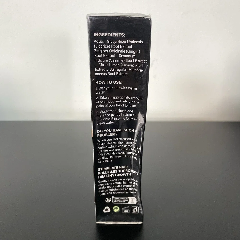 New Root‎ Activator Shampoo,Hair Growth Root Activating Shampoo100Ml/3.38 Fl Oz